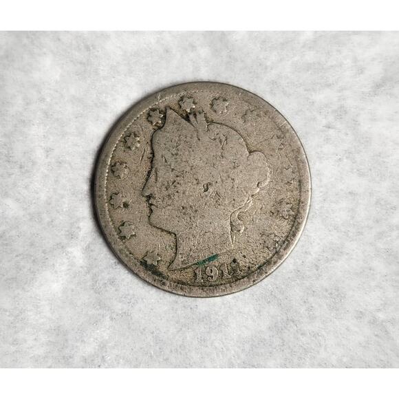 United States Liberty Head V Five Cent Coin Lot Of 4 1901, 1904 X 2, 1911 - Picture 4 of 7